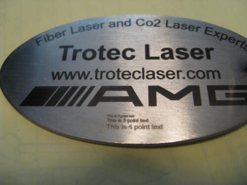 Stainless Steel Anneal Mark using Flatbed Fiber Laser