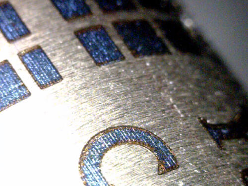 Titanium Marked using a Fiber Laser